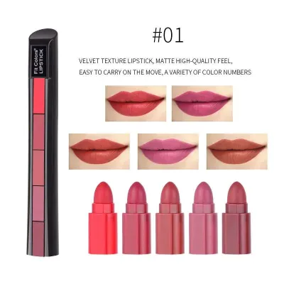 Velvet Matte Lipstick Set 5 Colors